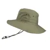 Fashion-New Outdoor Folding Hat Cloches Lady Quick Dry Fisherman Hats Men Sun CapClimbing Hats Livraison gratuite 0012HT
