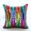 39 Design Reversible Sequin Pillow Cover Mermaid Pillow Case Glitter Magic 2 Färger Byte av soffkudde Car Cover Xmas julklappar