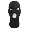 Máscara de capa de rosto completo Três 3 buracos chapéu de malha de inverno máscara térmica máscaras de face quente de esqui