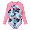 girl children's one piece swimwear