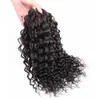 Kisshair su dalgası saç 3 demet 44 dantel kapalı doğal renk bakire brezilya insan saç uzantısı 1026 inç Remy Curly5322954