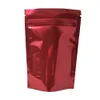 Kılıfı Kahve Toz Depolama Çanta Ambalaj 9 * 13cm 200pcs Çok renkli Standı Up Alüminyum Folyo Fermuar Paketi Çanta Isı Seal Mylar Folyo Çay Nut