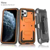 Case di telefono per iPhone 12 Pro Max SE con clip con cinghia della fondina a prova di shock pesante Defender Schermo integrato CO7741881