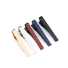 Simple Tie Clips Shirts Business Suits Red Black Gold Ties Bar Clasps Fashion Jewelry for Men Gift Will and Sandy