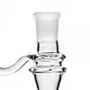 Cam 18 MM Kül Catcher Gözlük Su Percolator nargile Ashcatcher Su Bongs Sigara Boru Bong Aksesuar iki fonksiyon 14 MM