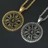 Fashion-pendant necklaces for men women luxury Amulet pendants stainless steel Om mani padme hum necklace religious jewelry gifts