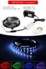 5050 LED Strip RGB / RGBW / RGBWW 5M 300LEDs Neon Tape Light + 2.4 G Remote Controller + DC 12V 3A Power Adapter