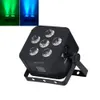 12st Wireless DMX LED UP Lights DJ PAR 6X18W 6In1 RGBWA UV Batteri Akku Uplighting Wedding DJS Club Bar WiFiremote med Flight Case