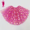 Flickor Tutu Kjolar Kids Designer Kläder Baby Guld Polka Dot Kjolar Princess Tulle Ballet Kjol Pettiskirts Dance Wear Mini Dresses G7488