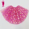 Mädchen Tutu Röcke Kinder Designer Kleidung Baby Gold Polka Dot Röcke Prinzessin Tüll Ballett Rock Pettiskirts Tanzkleidung Minikleider G7488