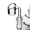 Bongud de água percolator tubo -aideira klein Recycler Dab Rigs Rigas de água de vidro espesso Ciclone Cyclone fofo com 14mm