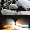 Auto zijaanzicht Mirror LED Turn Signal Lamp DRL overdag hardlooplicht voor Nissan Patrol Armada Y62 2016 2017 2018 2019