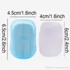 20 Pcs/Set Disposable Boxed Soap Paper Portable Aromatherapy Hand Wash Bath Travel Mini Soap Box Soap Base Bathroom Accessories BH2266 CY