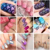 400 Pieces Nail Vinyls Stencil Kit Nail Guide Template Sticker for Nail Art DIY Airbrush Stencil Tips Decals Mixed 36 Designs