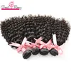 Greatremy® Hair Extensions Deep Curly 100% Humanhair 8-30 Brasiliansk Virgin Obehandlad Friseweft Weave Curly Natural Färg