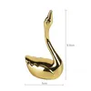 Nordic Style Swan Place Card Houders Bruiloft Cafés Tafel Foto Memo Naam Naam Clip Sieraden Ring Opslag ZC2186