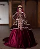 vestido de noiva da borgonha árabe