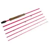 NOVA Aventik IM8 24 T 100% De Fibra De Carbono Viagem Voar Varas De Pesca de Ação Rápida Luz Fly Rods Camo Rosa Cor Verde Vara De Pesca