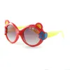 Desenhos animados crianças óculos de sol pequeno quadro de garra bonito crianças sol óculos uv400 coloridos óculos 6 cores