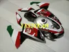 Injection Fairing Body Kit för Aprilia RS125 06 07 08 09 10 11 RS 125 2006 2011 Silver Röda Black Fairings Bodywork AA10