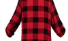 Patchwork Fashion Plaid Tshirt Plus Size Zomer T-shirt Dameskleding Tuniek Camisetas Mujer Casual Grid T-SHIRD Top Tee Vrouwelijke Trend