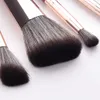 10 st Professionell Makeup Brushes Set Markera Dizzy Pulver Foundation Concealer Blush Eye Shadow Eyebrow Eyelash Cosmetic Brush Kit