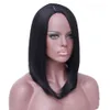 Moda curta reta Bob Wig Wig Women Bobo Head Hair Long Nature Yaki