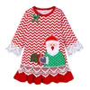 santa claus girl dress