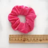 48 Farben Solide Mädchen Samt Elastische Haar Scrunchie Scrunchy Kopf Band Pferdeschwanz Haarbänder Mädchen Haar Seil Pferdeschwanz Halter 50 teile/satz