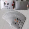 9.2x6.2 cm Silver RFID Sleeve Card RFID Protector Karta Identyfikator Kredytowy Uchwyt Foliowy Aluminium Anti-Scan Rękaw Karta Różny projekt WSZYSTKIE OEM