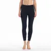 Naakt materiaal broek hoge taille elastische hardlooplegging sneldrogend Fiess Wear yoga-outfits dames merk casual strak 05YX