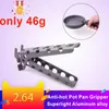 Camping Pot Pan Gripper Handle Bowl Gripper Outdoor Cookware Tabellor Anti Pot Pan Holder Picnic Home Kitchen Tool4098090