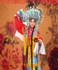 PeKing Opera Stage Costume Drunk Lady Roll Färgglada Palace Outfit Of Queen Princess Golden Branch Clothing Drama Gui Fei Zui Jiu