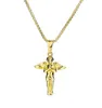 18K Gold Plated Boy Angel Pendant Micro Angel Piece Necklace For Men Women Hip Hop Charm jewelry Whosales