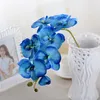 Orchid Artificial Flowers DIY Artificial Butterfly Orchid Silk Flower Bouquet Phalaenopsis Wedding Home Decoration 6 Colors