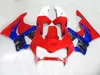 100% fairing kit for Honda CBR900 RR fairings 98 99 CBR900RR white red blue motorcycle set CBR919 1998 1999 DD99