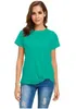Tシャツソリッドノットトップス女性服夏カジュアルシャツ半袖プラスサイズティーチュニックルースブルスキャンディタンクコスチュームvestidos B5453