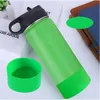 Posavasos de silicona para botella de 32oz y 40oz tapa protectora inferior tapa de goma taza de vacío cubierta inferior del frasco 100