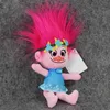 23CM Trolls Plush Toy Poppy Branch Dream Works Stuffed Cartoon Dolls The Good Luck Christmas Gifts Magic Fairy Hair Wizard