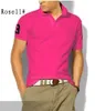 Lato duży mały haft haftowy męskie marka marek marka Polo Shirt Men krótkie rękawowe kreski dla mężczyzn Slim Fit Polo Cotton Men Polo