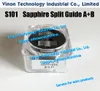 Guide de fil fendu saphir d = 0.12mm 3080051 A + B S101, guide supérieur edm AB, ensemble 0.12mm 0205099 pour machine AQ,A,EPOC W-EDM AQ325,AQ327,AP200