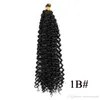 Extensions capillaires synthétiques au Crochet Passion, 14 pouces de long, tresses ondulées, style bohémien, sénégalais, 100gpcs7022817