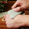 Natural Jade Guasha Gua sha board scraching عيون الوجه تجريف Gua sha spa أداة تدليك الرعاية الصحية الجمال mascager1858443