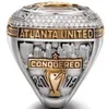 2018 Atlanta United FC Major League Soccer MLS Cup Ship Ring With Wood Display Box Fan Men Gift Wholesale Drop Shipping8610065