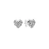 Retro 925 Sterling Silver Stud Earring Women Girls Wedding Jewelry Original logo box for pandora Love heart Earrings