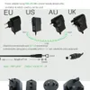 US-kontakt Strömadapter Utgång DC 5V2A 2000mA ingång AC 100V-240V Strömförsörjning 5,5 mm 2,1 mm för MXQ mxqpro X96 mini X95 M8S TV-BOX