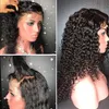 Glueless Lace Front Wigs Brasilianska Virgin Human Hair Short Bob peruk med naturlig hårlinje (14 tum 130% densitet, laced frontal