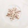 AiNian Verkauf Dame Mode Pins Charming Kristall Strass Brosche Einhorn Große Schneeflocke Brosche Pins Schmuck Broches GB1418