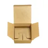 50 teile/los 5*5*4 cm 3 Farbige Faltbare Salbe Flasche Handwerk Papier Verpackung Box Gesicht Creme Kraft papier Paket Box Pappe Geschenk DIY Pack Box