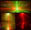 Luci da palco Luce da discoteca laser a LED Controller DMX Luci da festa DJ Doppio specchio Luce a 4 fori per club di decorazione bar di compleanno